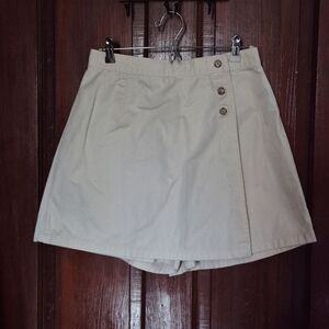 Vintage Paris Sport Club Wrap Skort Size 10